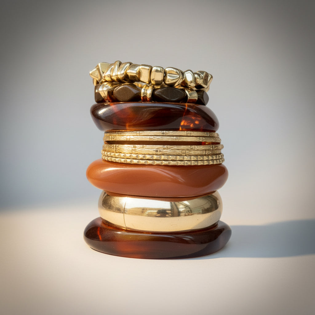 The Mob Wife Stack bangles